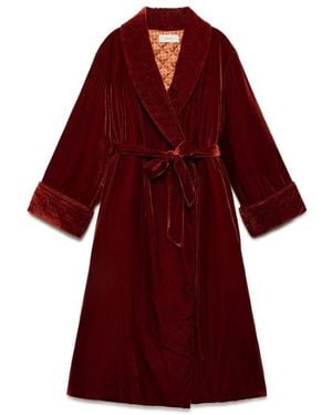 Maliparmi Belted Coats - Red