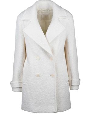 Guess Double-Breasted Coats - Blanc
