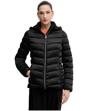 Geox Jassen ,Zwart ,Leer Zosma Quilted Jacket