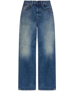 Acne Studios Jeans ,Blauw ,Katoen Bingo Jeans