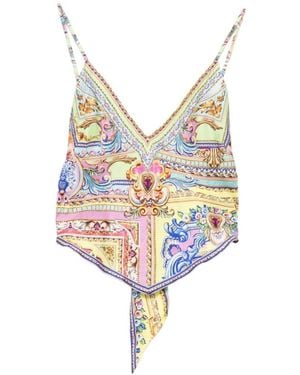 CAMILLA Sleeveless Tops - Blauw