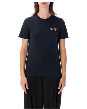 Maison Kitsuné T-Shirts - Negro
