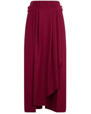 Alberta Ferretti Midi Skirts - Rojo