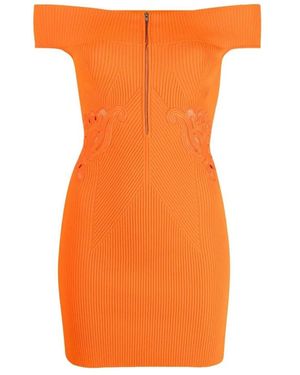 Self-Portrait Short Dresses - Naranja