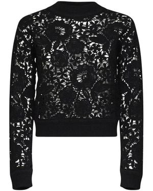 Ermanno Scervino Rundhals-Strickware - Schwarz