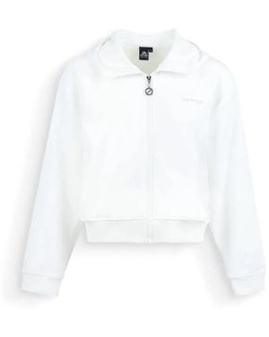 No Name Volledige Rits Sweatshirt - Wit