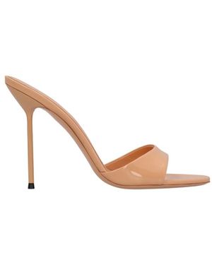 Paris Texas Heeled Mules - Pink