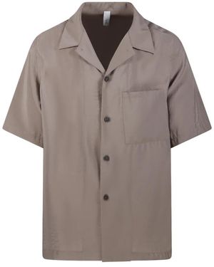 Hevò Short Sleeve Shirts - Brown