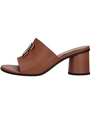 Fabi Schoenen ,Bruin ,Leer Leren Muiltjes