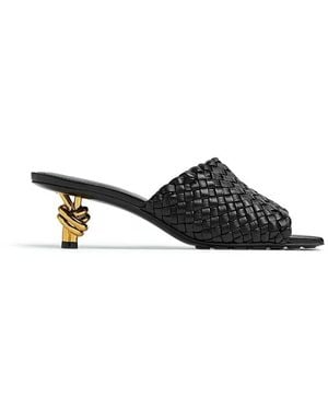 Bottega Veneta Heeled Mules - Negro