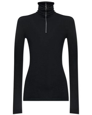 Jil Sander Long Sleeve Tops - Black