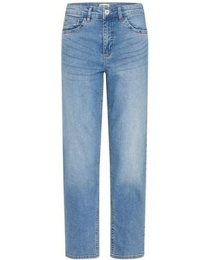 Ichi Cropped Jeans - Blue