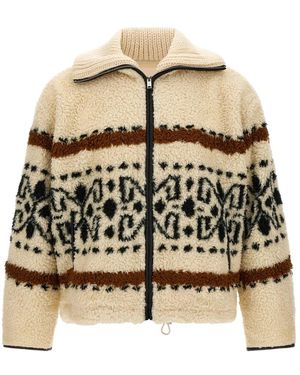 Isabel Marant Fitness ,Polyester Lijka Jas - Naturel
