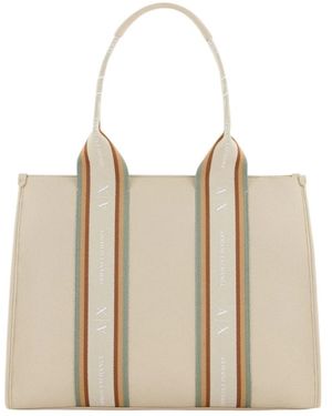 ARMANI EXCHANGE Tote Bags - Neutro
