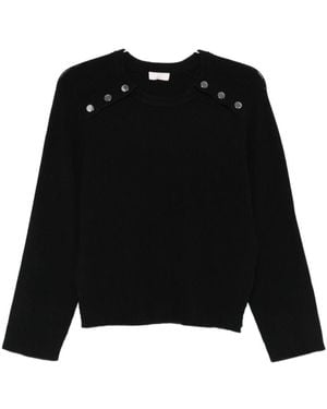 Liu Jo Round-Neck Knitwear - Nero