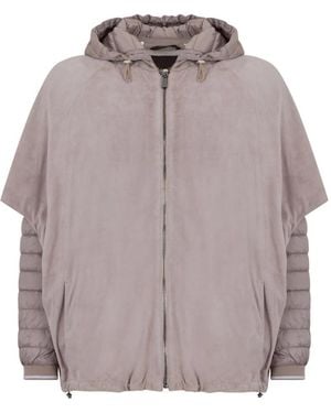 Moorer Cartamo Kapuzenjacke - Grau