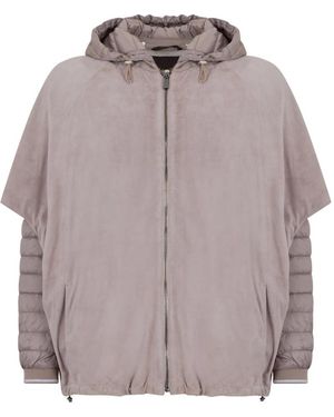 Moorer Cartamo Hooded Jacket - Grijs