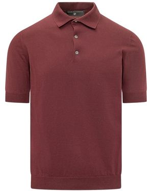 FILIPPO DE LAURENTIIS Polo Shirts - Red