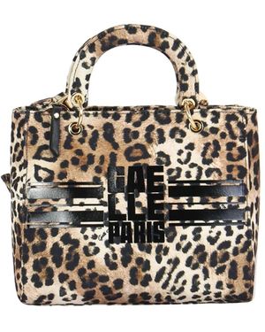 Gaelle Paris Tassen ,Bruin ,Leer Gaelle Bags - Zwart