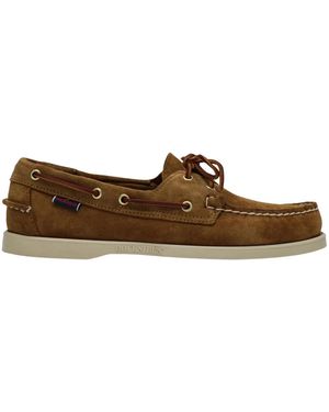 Sebago Portland Artisan Platte Schoenen - Bruin