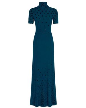 Rabanne Kleedjes ,Blauw ,Maxi Jurk