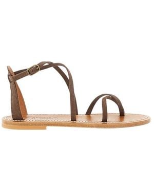 K. Jacques Flat Sandals - Marrone