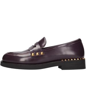 Ash Schoenen ,Paars ,Leer Whisper Leren Loafers - Bruin