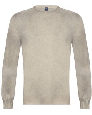 Fedeli Round-Neck Knitwear - Gris
