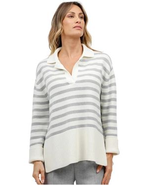 Gran Sasso Polo Shirts - Grey