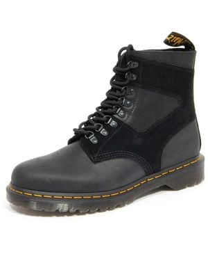 Dr. Martens 1460 Pascal Streeter Suede Schnürstiefel - Schwarz