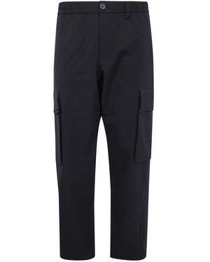 Laminar Straight Trousers - Azul