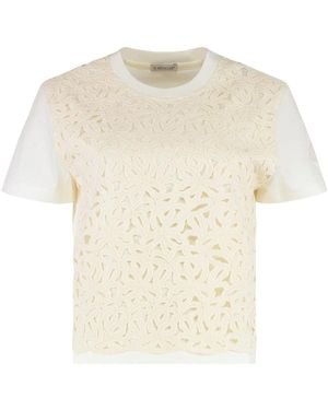 Moncler T-Shirts - Natural