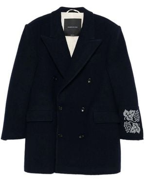 FEDERICO CINA Jassen ,Blauw ,Dubbelknoops Jas