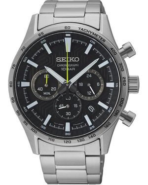 Seiko Chrono Uhr - Mettallic