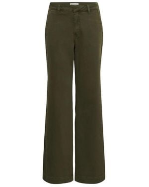 My Essential Wardrobe Wide Trousers - Vert