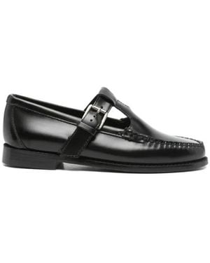 G.H. Bass & Co. Flat Sandals - Negro