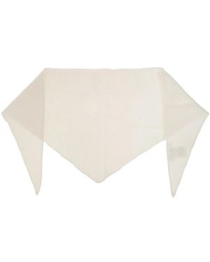 Lisa Yang Winter Scarves - Blanc