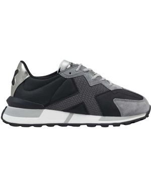 Munich Schoenen ,Zwart ,Leer Urban Sneaker Soku - Grijs