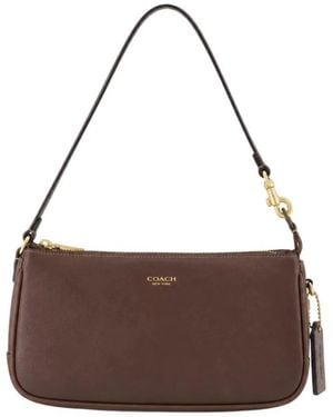 COACH Tassen ,Bruin ,Leer Plaza Bag
