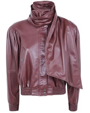 Chloé Leather Jackets - Violet