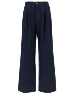 Fortela Broeken ,Blauw ,Katoen Lerida Pants