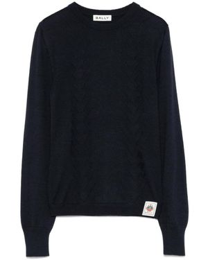 Bally Round-Neck Knitwear - Zwart