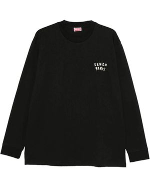KENZO Long Sleeve T-Shirts - Black