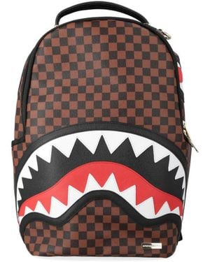 Sprayground Paris Sawtooth Sharks Rucksack - Braun