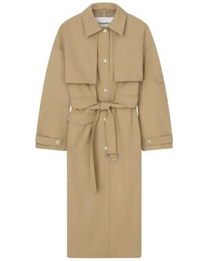 Nanushka Trench Coats - Natural