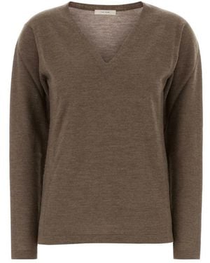 The Row Truien & Vesten ,Bruin ,Poesis Top