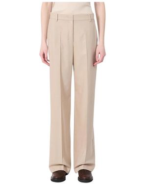Max Mara Broeken ,Wide Broeken - Naturel