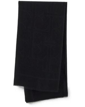 Elisabetta Franchi Winter Scarves - Black