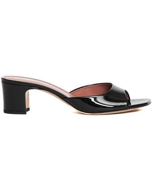 Paris Texas Heeled Mules - Nero
