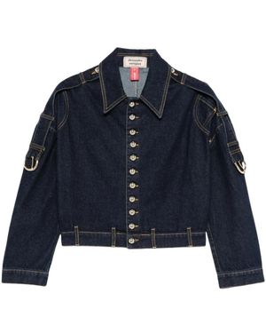 ALESSANDRO ENRIQUEZ Denim Jackets - Azul